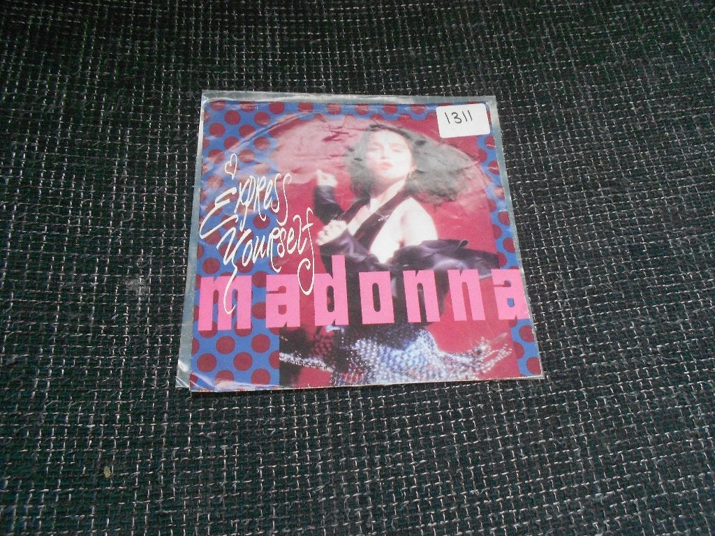 express yourself - madonna, Fotohoes, Ophalen of Verzenden, Gebruikt, Pop