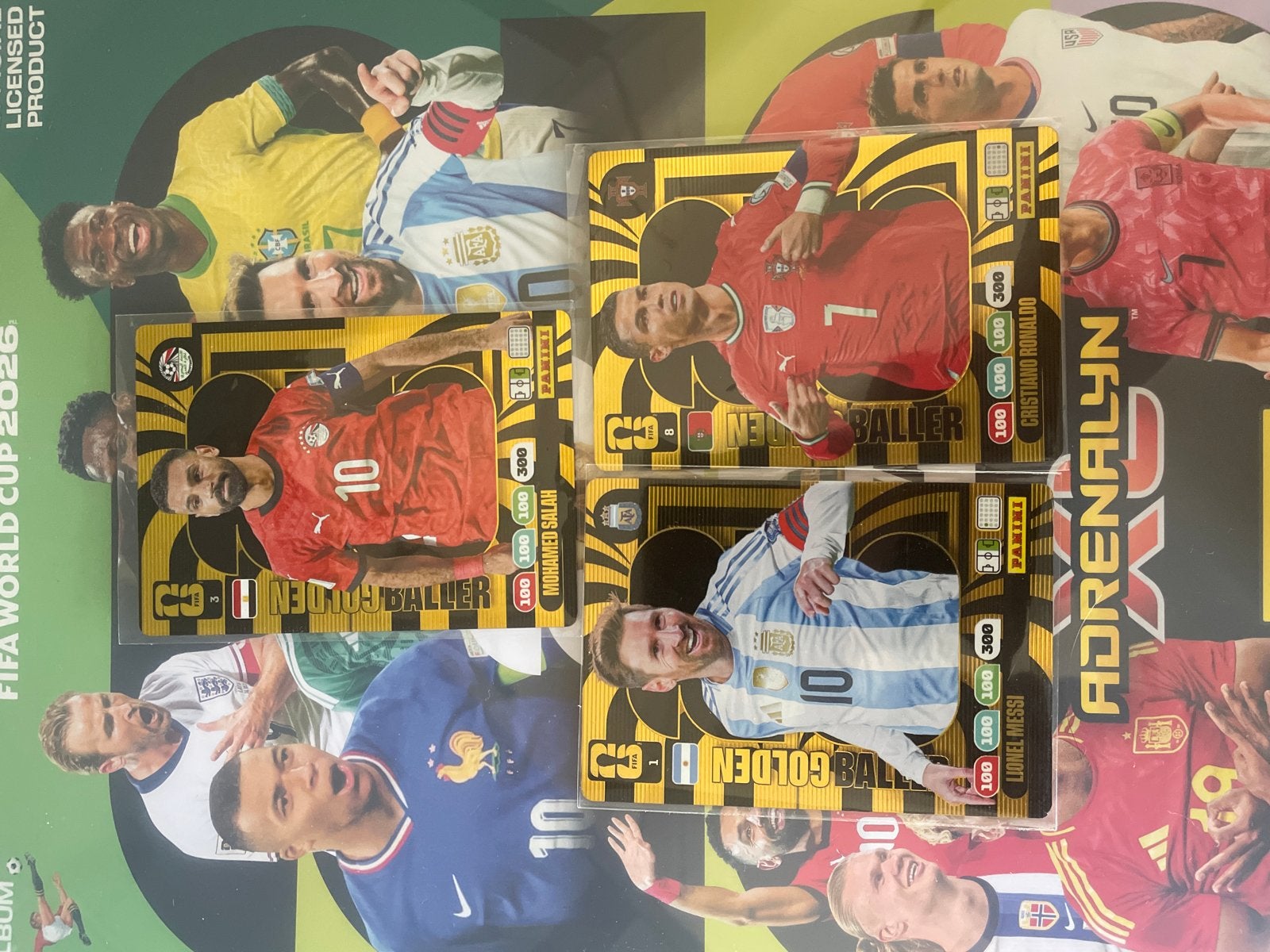 Panini Adrenalyn XL FIFA World Cup 2026 Golden Ballers, Ophalen of Verzenden, Zo goed als nieuw, Overige sporten, Spelerskaart