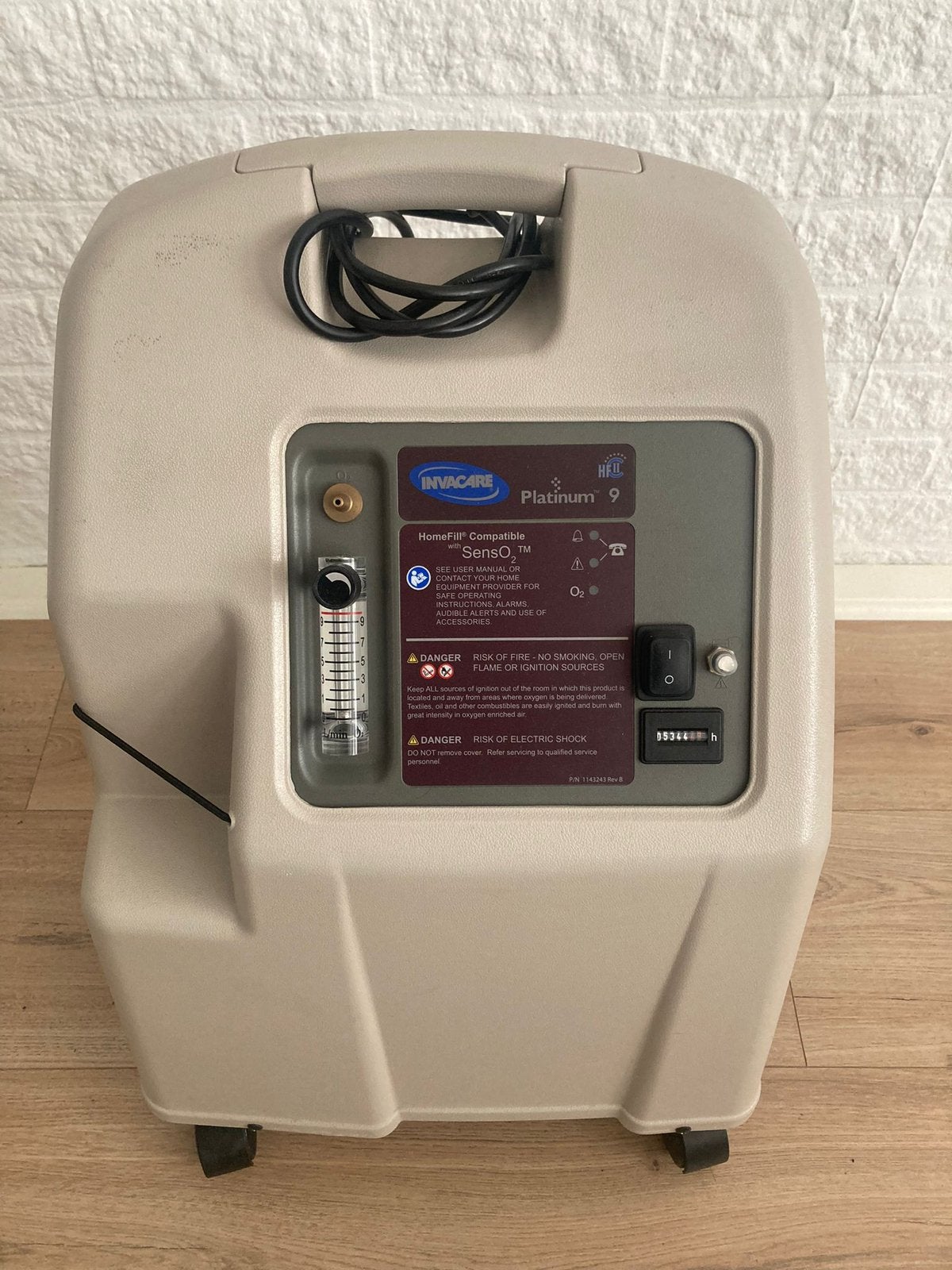 Zuurstofconcentrator invacare platinum 9L tekoop aangeboden, Ophalen, Zo goed als nieuw