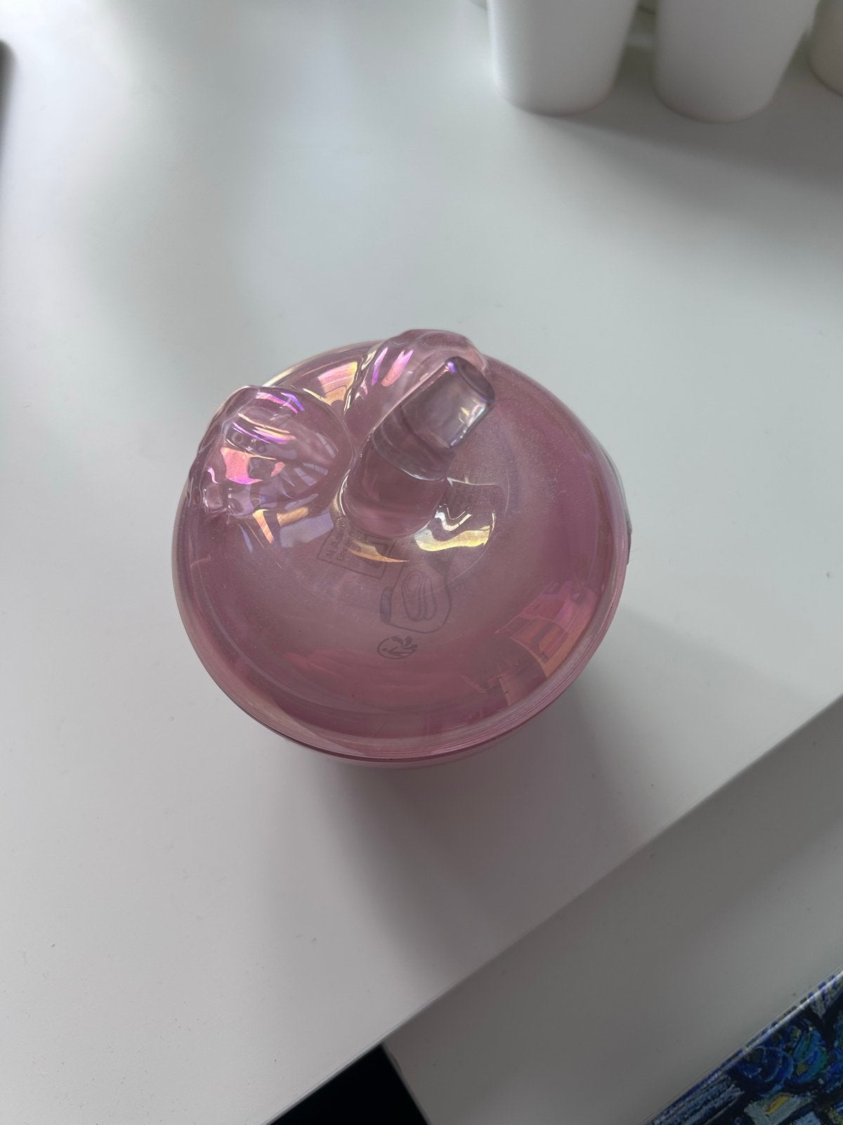 Scented Candle in Apple-Shaped Glass Jar, Ophalen, Overige merken, Nieuw, Glas