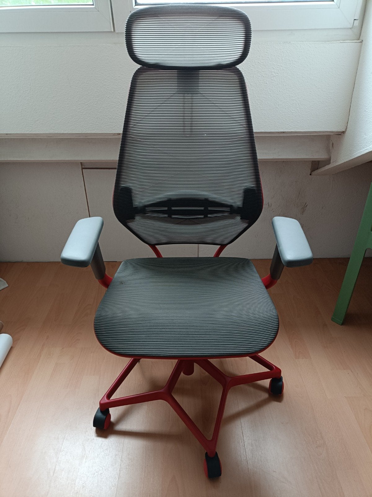 Gamestoel Styrspel Ikea, Huis en Inrichting, Bureaustoelen, Ophalen, Zo goed als nieuw, Grijs, Gaming bureaustoel
