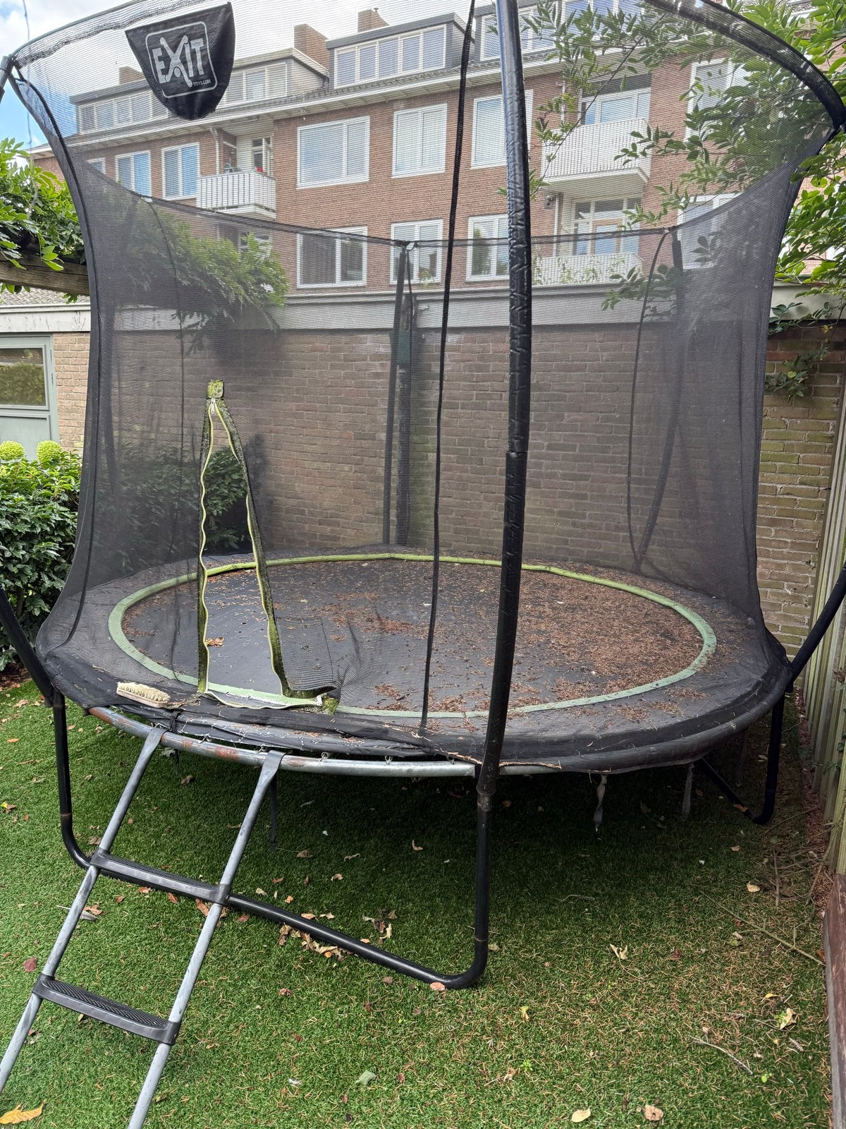 Exit Trampoline 305 CM met tent (Zonder zwembad), Ophalen, Gebruikt