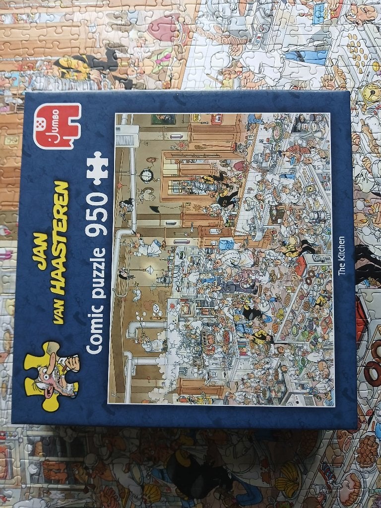 Puzzel v haasteren de keuken, Hobby en Vrije tijd, Denksport en Puzzels, Ophalen, 500 t/m 1500 stukjes, Zo goed als nieuw