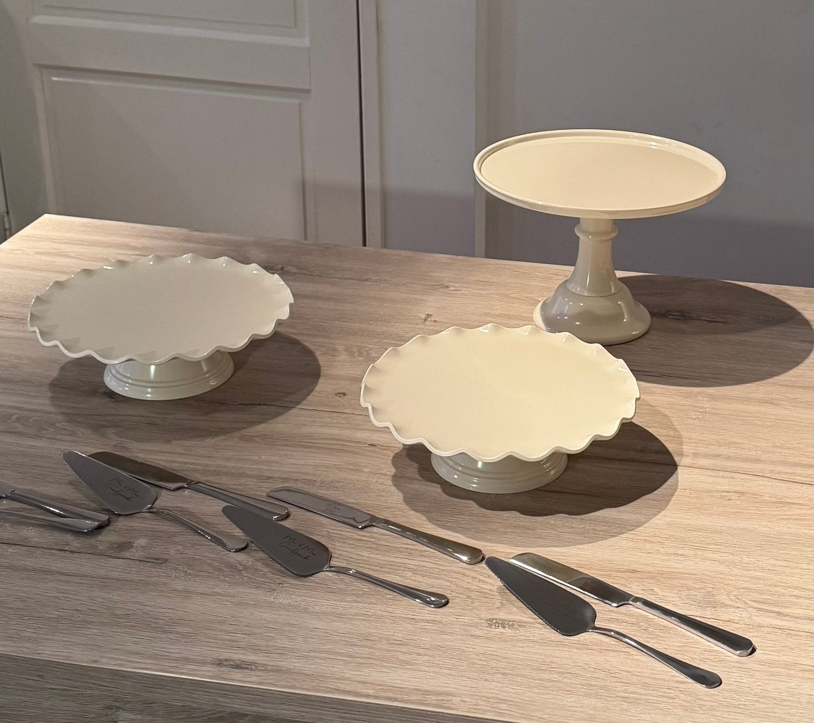 Taart standaarden / borden / cake stand, Ophalen of Verzenden, Zo goed als nieuw, Taarten of Cupcakes, Serveervorm