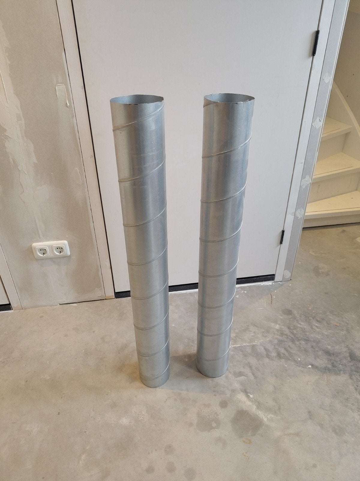 Gratis: 2x Spiraliet spiraalbuis 125mm, ca. 1 meter, Ophalen, Nieuw, Afzuiger