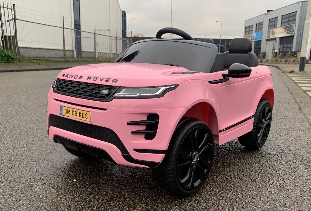 Range Rover Evoque 12v zwart bluetooth /Rc / Leder zitje/ EV, Ophalen of Verzenden, Nieuw