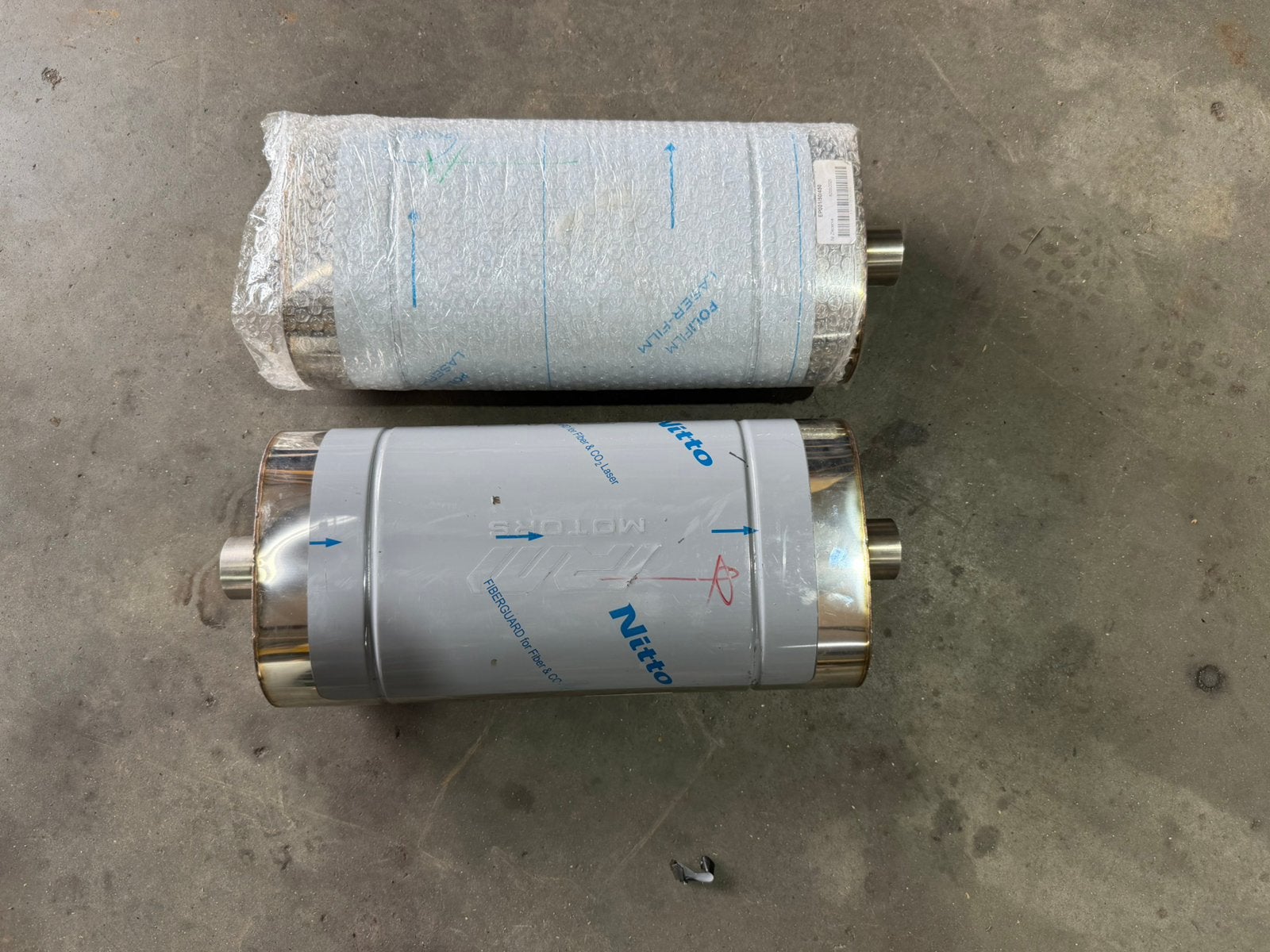 Nieuwe rvs dempers 2 inch, Auto-onderdelen, Uitlaatsystemen, Ophalen of Verzenden, Nieuw