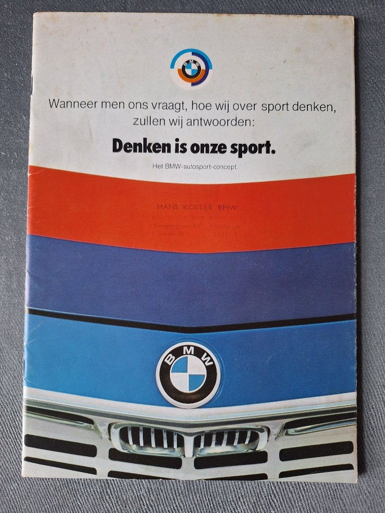 Brochure BMW Autosport Concept - NL, Verzenden, Gelezen, BMW