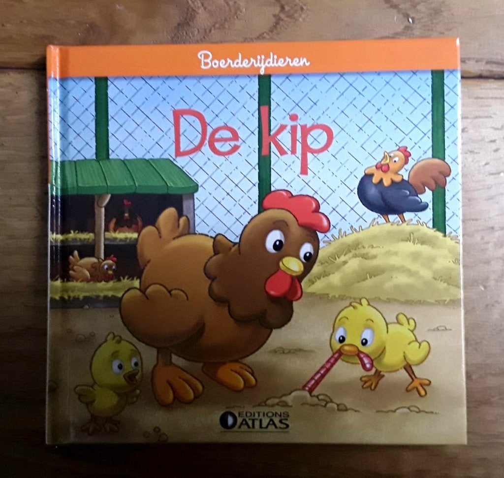 De kip: de kip, de haan en de kuikens (boerderijdieren) - ni, Ophalen of Verzenden, Nieuw, Jongen of Meisje, Fictie algemeen