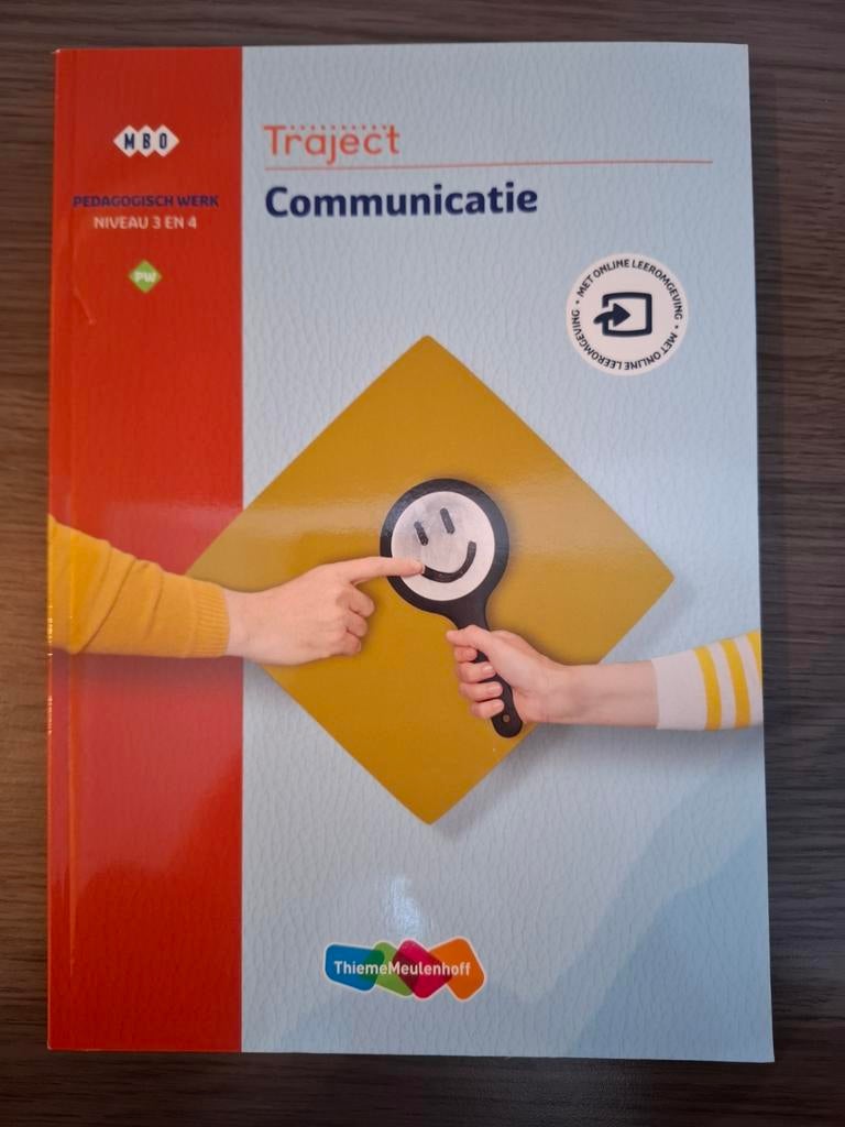 Traject Communicatie MBO Pedagogisch Werk Niveau 3 en 4, A.C. Verhoef, J.F. Welling, Ophalen of Verzenden, Zo goed als nieuw, MBO