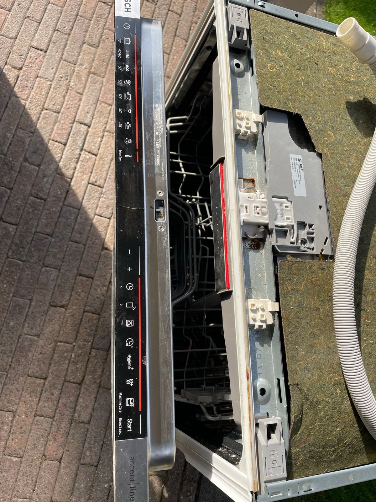 Bosch Inbouw Vaatwasser - Zeolith Droogtechniek, Ophalen, Gebruikt, 60 cm of meer, Minder dan 10 liter