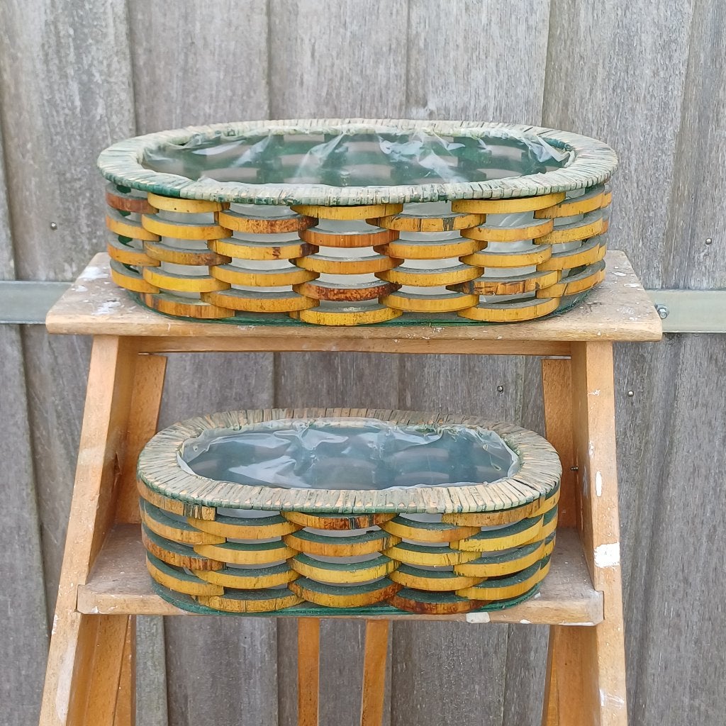 Set plantenmandjes, 25 tot 40 cm, Overige materialen, Gebruikt, Onbekend