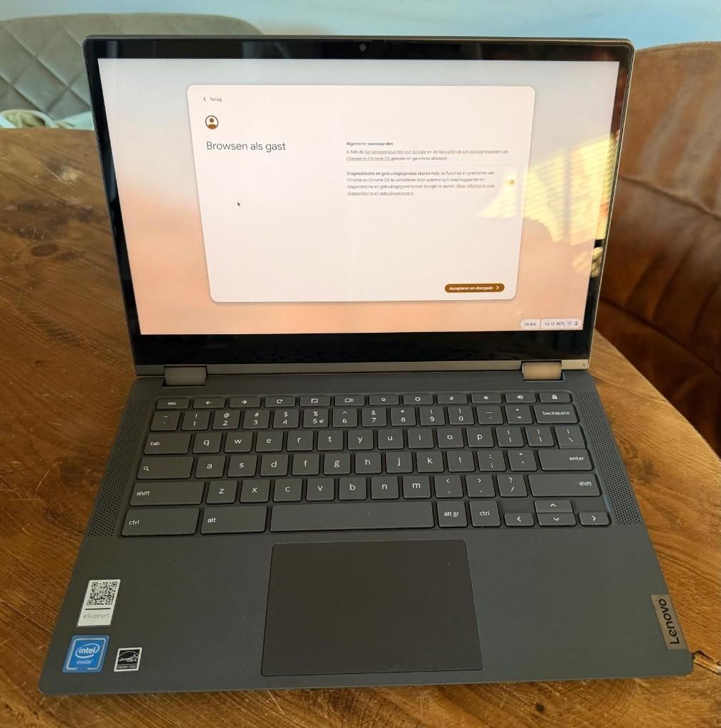 Lenovo IdeaPad Flex 5i Chromebook 13" - 2-in-1, Ophalen, 13 inch, Qwerty, Touchscreen
