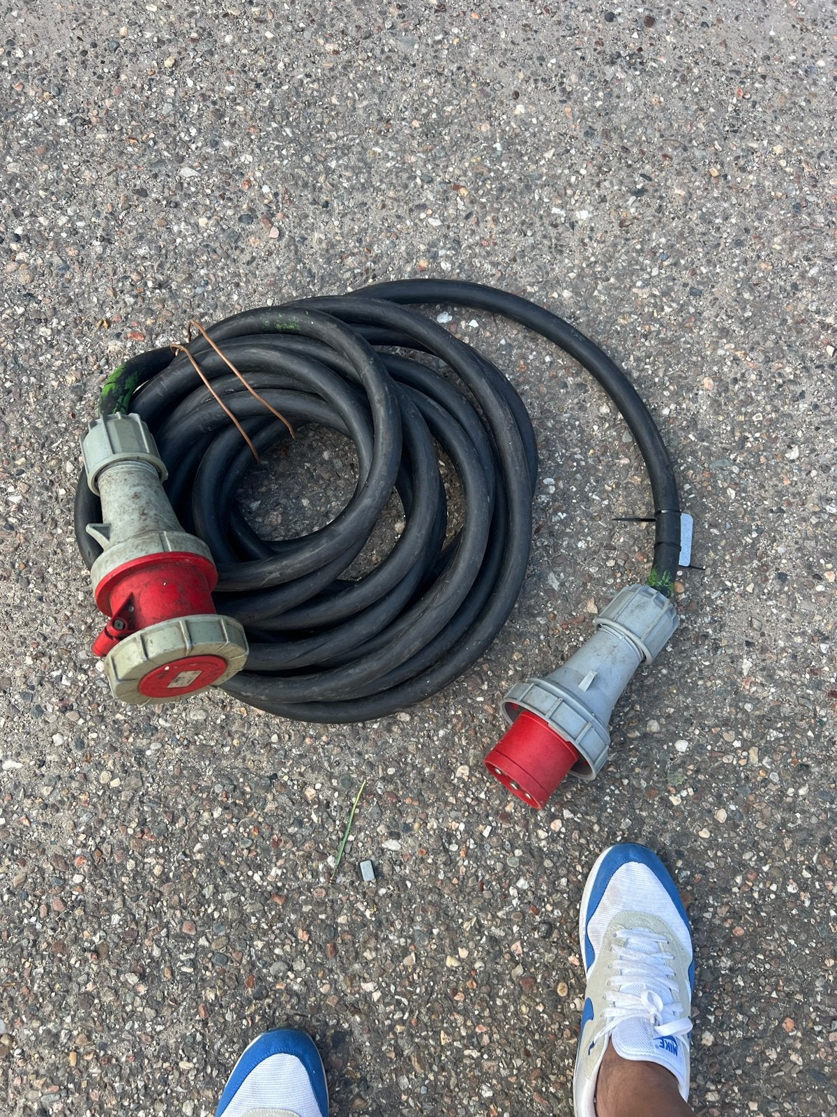 PCE CEE verlengkabel 63A/5, 13 meter, 3P+N+E, 220/380V, Ophalen of Verzenden, Gebruikt, Overige merken, Kabel of Snoer