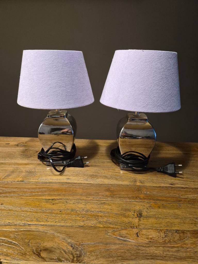 2 mooie lampjes te koop!, Huis en Inrichting, Lampen | Tafellampen, Ophalen, Zo goed als nieuw, Minder dan 50 cm