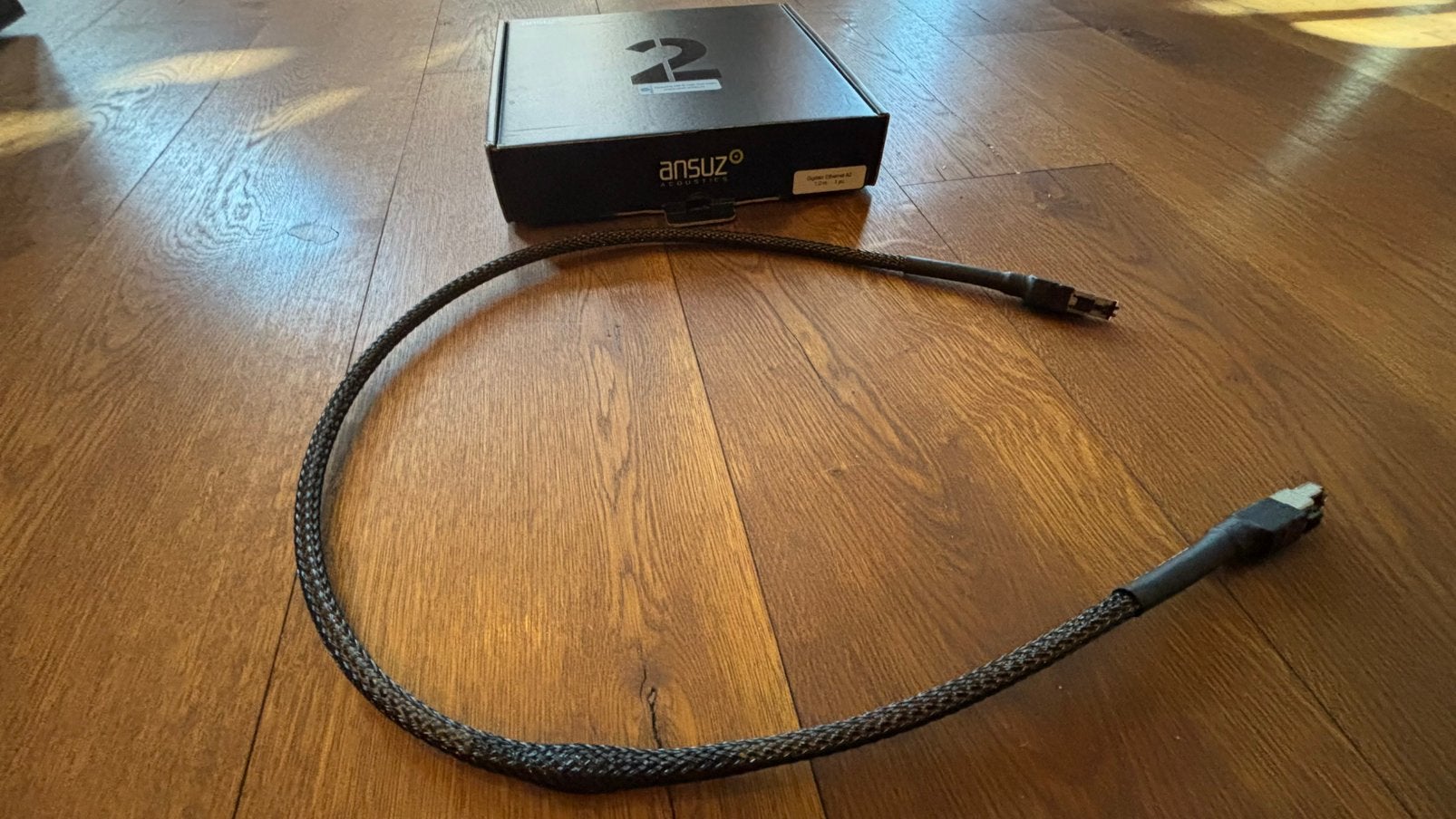 Ansuz digitalz A2 ethernet 1 meter nieuw 860 euro, Verzenden, Gebruikt, Minder dan 2 meter, Overige kabels