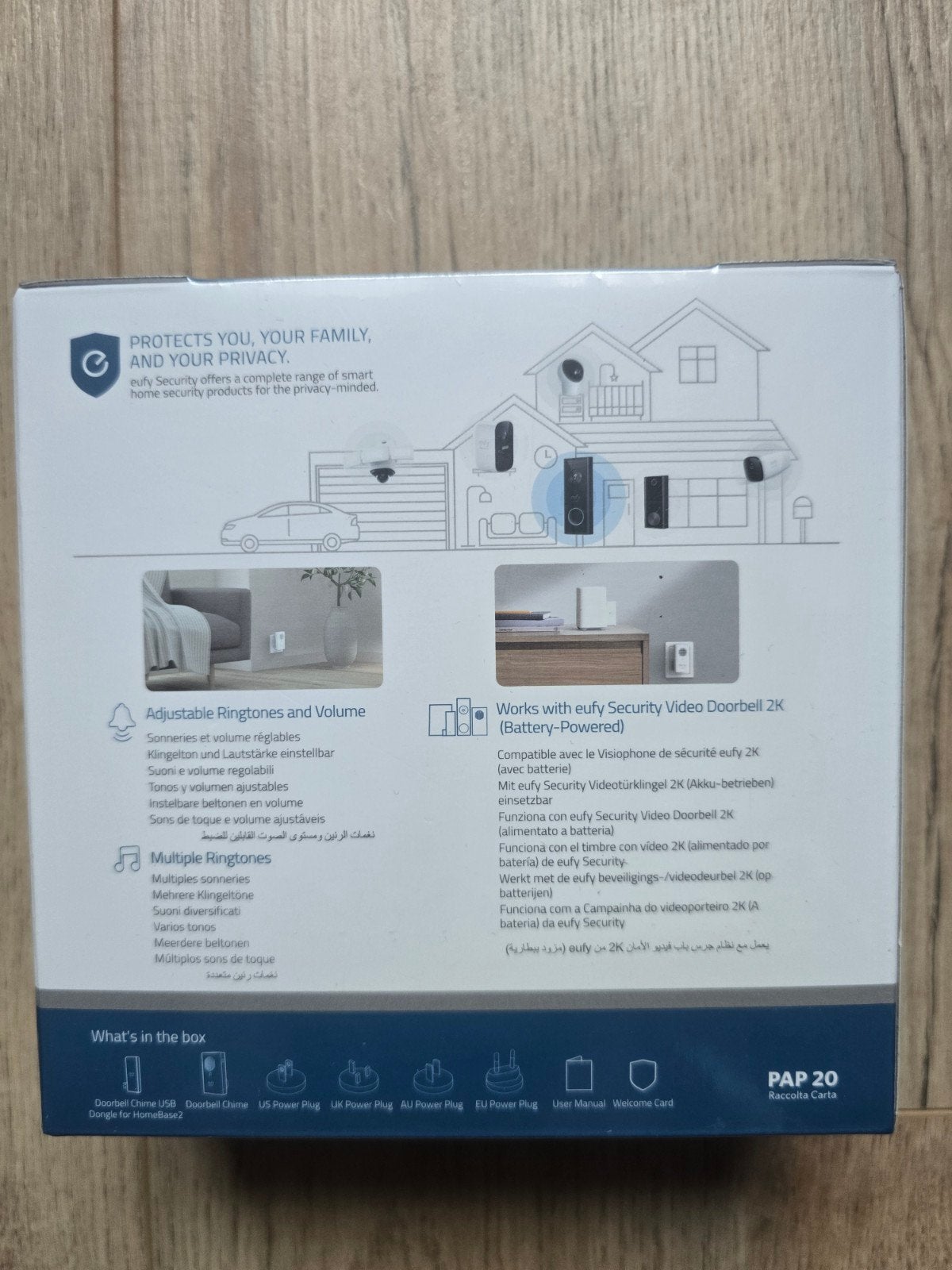 Eufy Additional Doorbell Chime - Nieuw in verpakking, Overige typen, Nieuw, Ophalen of Verzenden, Overige soorten