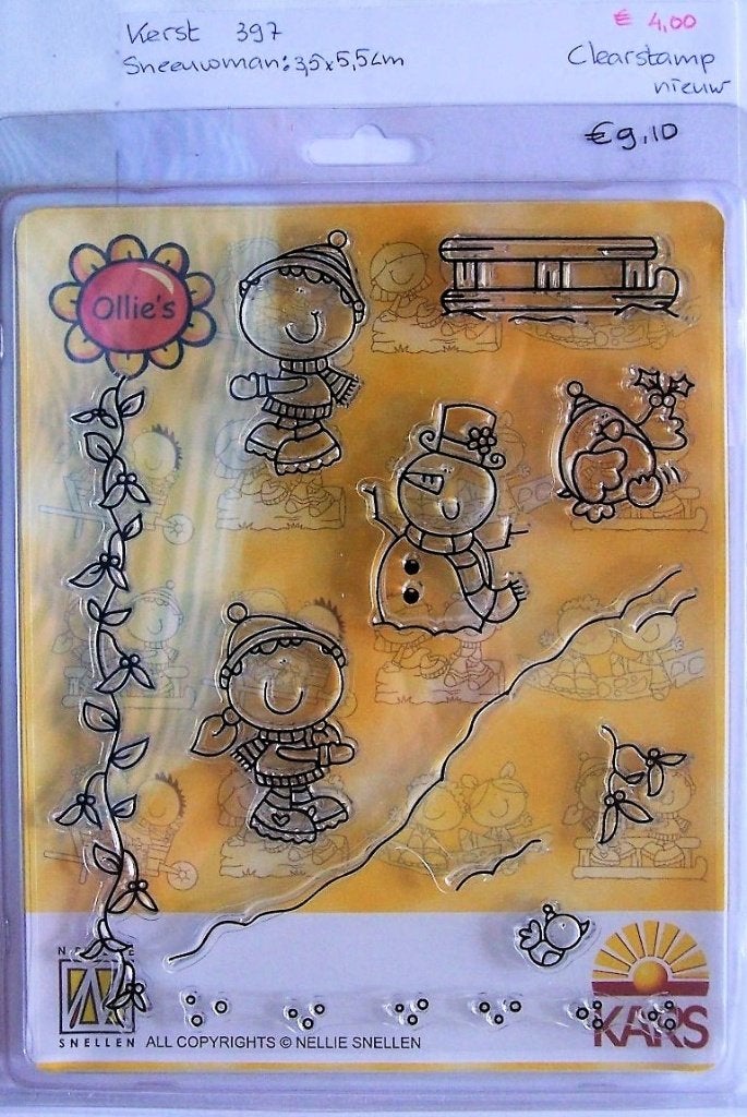 Kerst 397 Clearstamp, Ophalen of Verzenden, Nieuw, Clearstamp