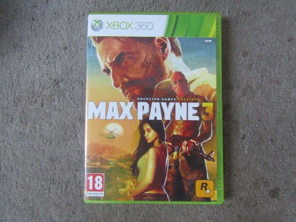 Xbox spel: Max Payne 3, Avontuur en Actie, Gebruikt, Vanaf 18 jaar, 1 speler