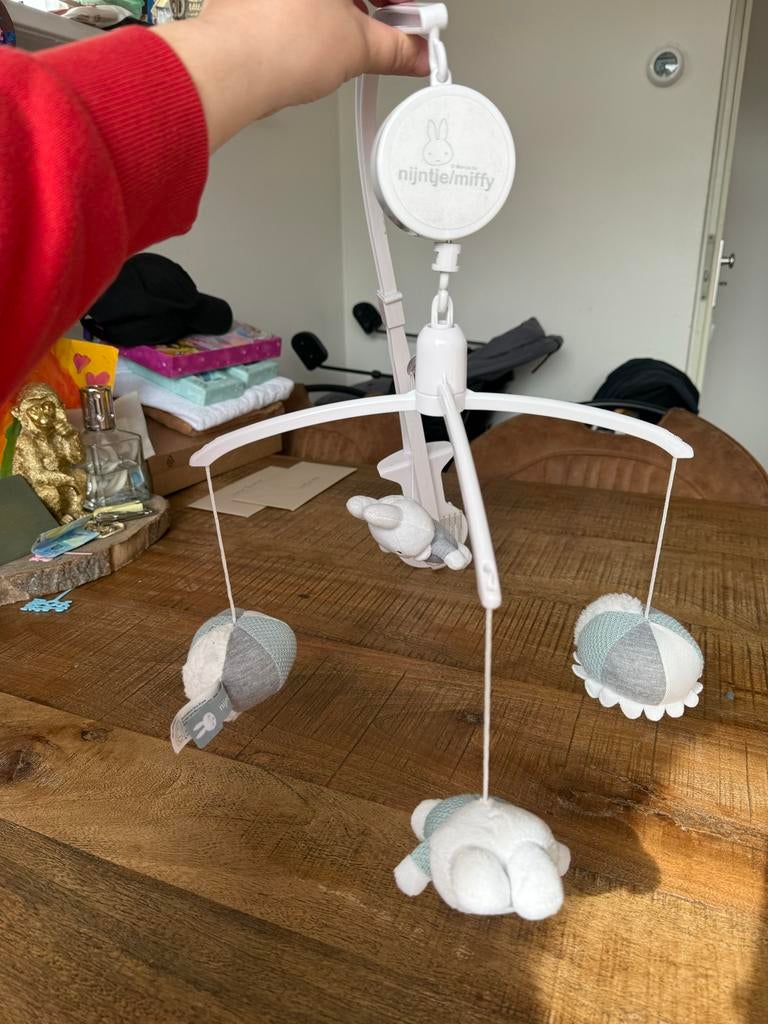 Nijntje/Miffy muziekmobiel, Kinderen en Baby's, Speelgoed | Babyspeelgoed, Ophalen of Verzenden, Gebruikt, Mobiel, Met geluid
