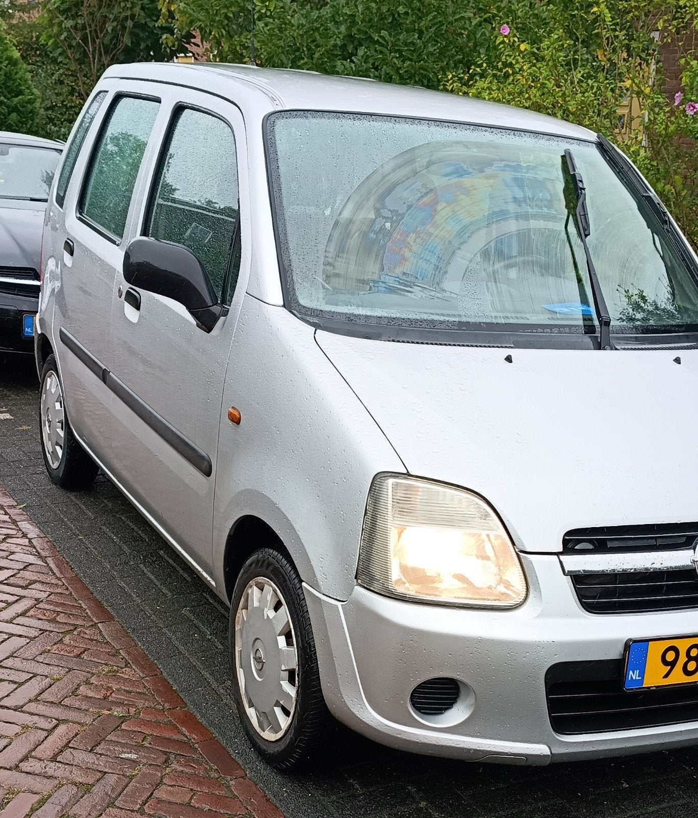 Opel Agila 1.0 2005 Grijs( Nette Zuinige auto), Auto's, Voorwielaandrijving, 31 €/maand, Origineel Nederlands, Handgeschakeld