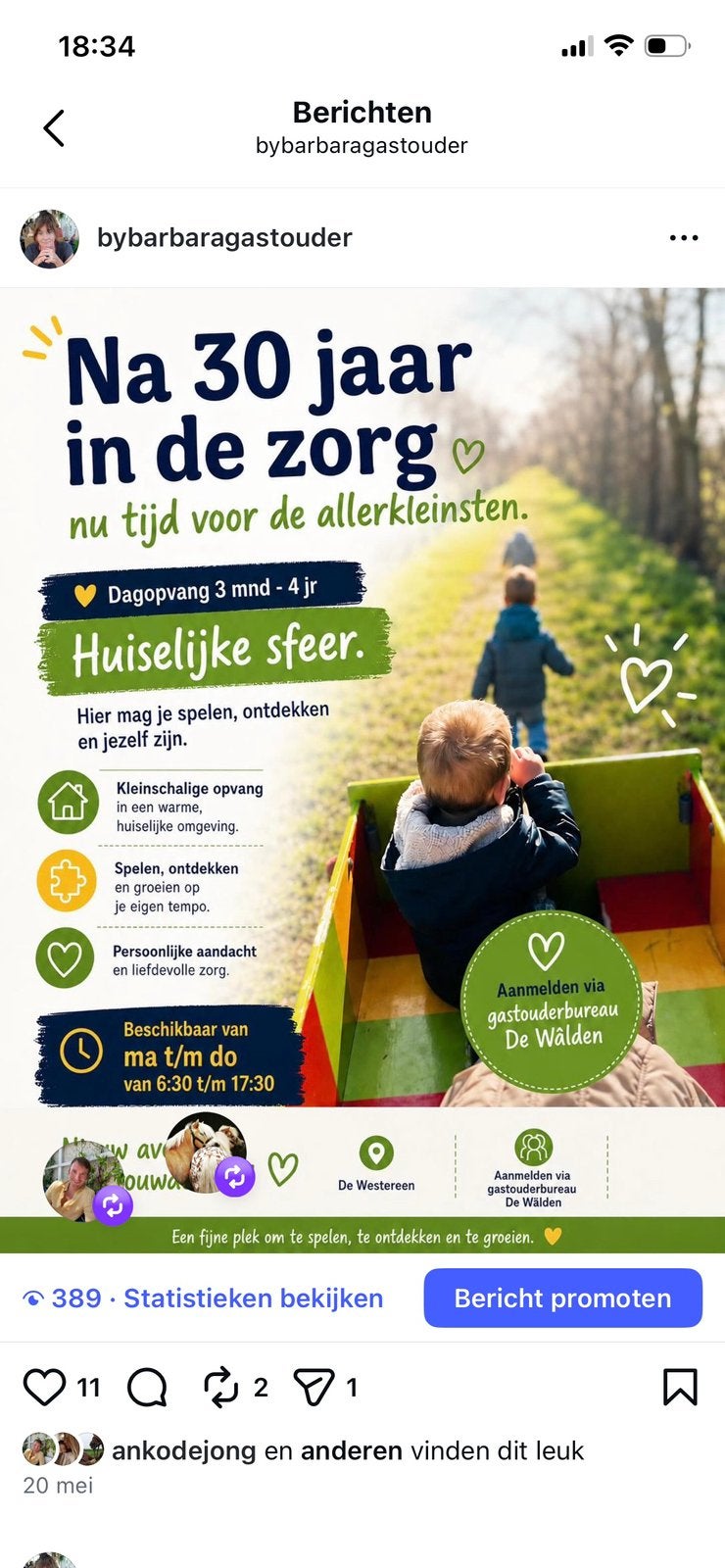 Gastouder aangeboden, Gastouders