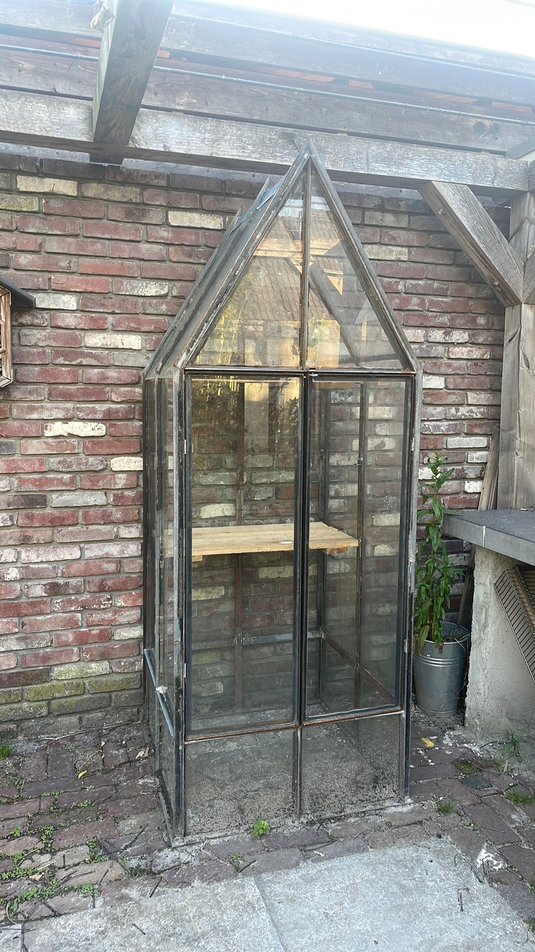Greenhouse Kweekkas, Tuin en Terras, Glas, Ophalen, Staal, Kweekkas
