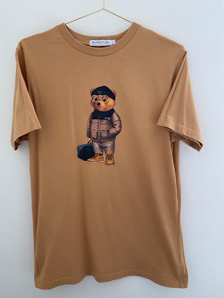 Baron filou shirt (nieuw), Bruin, Nieuw, Ophalen of Verzenden, Korte mouw