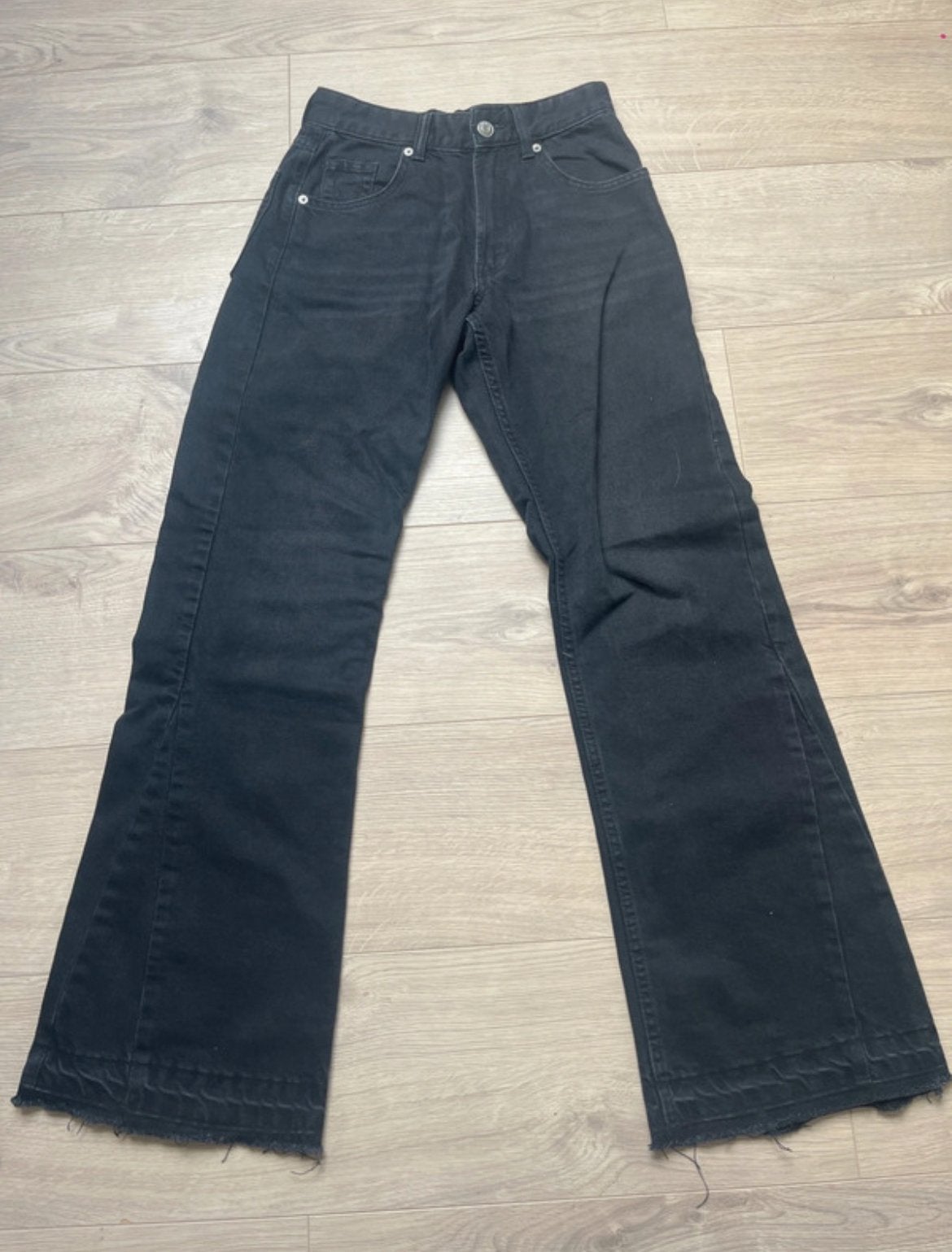 Berska flared jeans mannen, Ophalen of Verzenden, Zo goed als nieuw, Maat 46 (S) of kleiner, Zwart