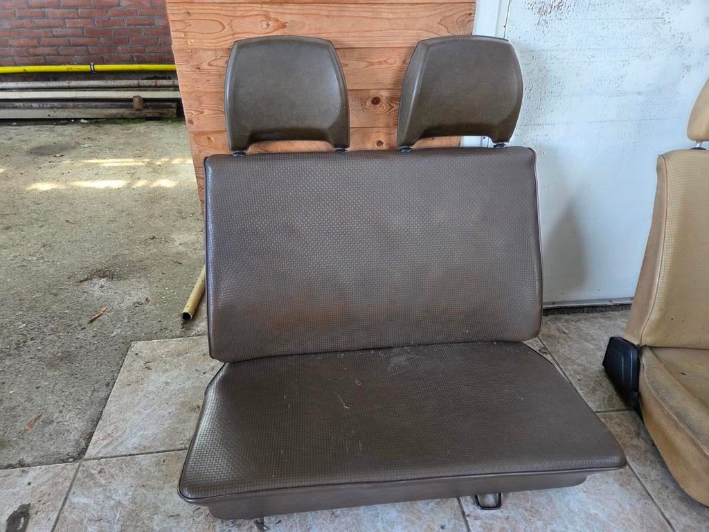 Volkswagen T3 2-Zitsbank Donkerbruin, Auto-onderdelen, Interieur en Bekleding, Ophalen of Verzenden, Volkswagen