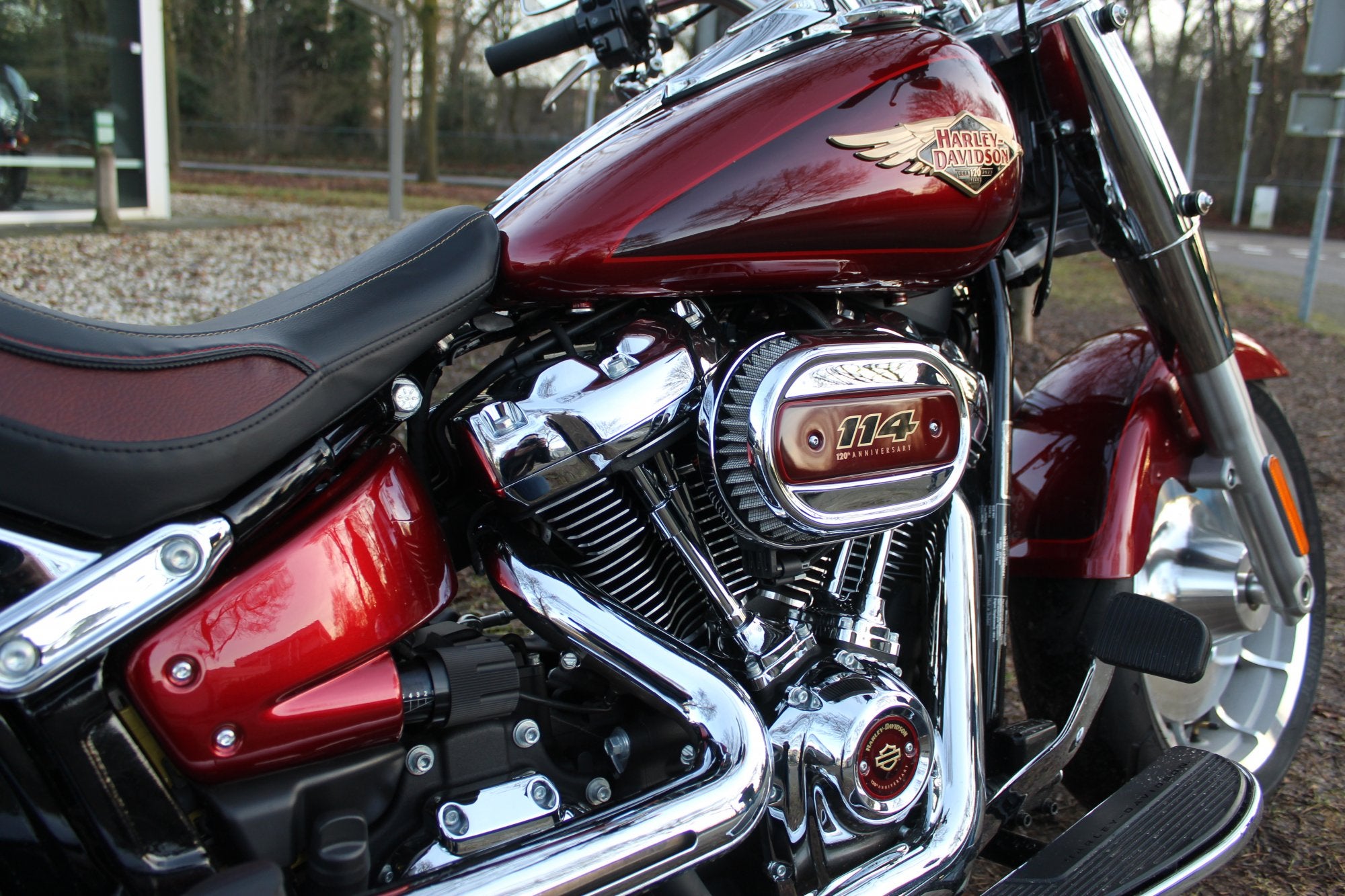 Harley-Davidson Fat Boy FLFBS 120 Anniversary Edition, Motoren, Motoren | Harley-Davidson, Bedrijf, Meer dan 35 kW, Overig, LED Verlichting
