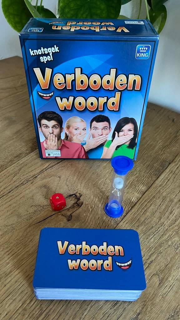 King - Verboden Woord: Het knotsgekke raadspel!, Drie of vier spelers, Ophalen of Verzenden, Zo goed als nieuw