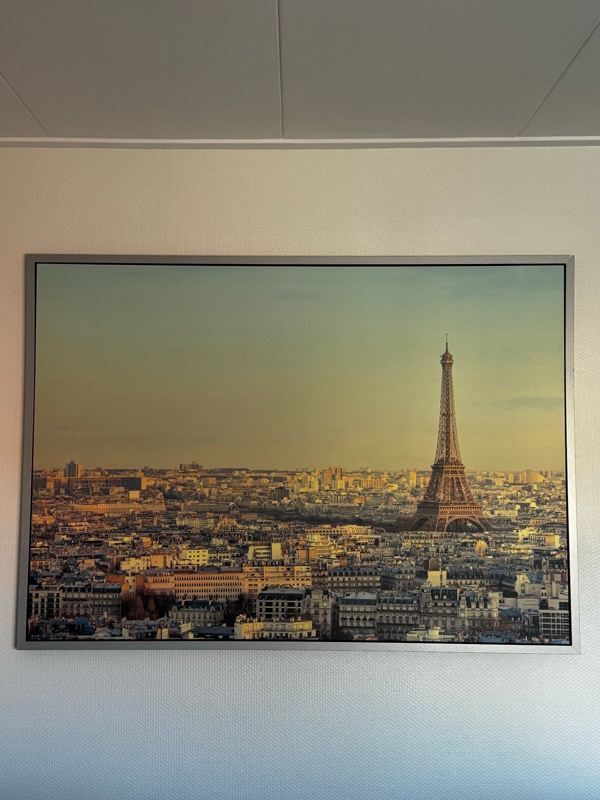Ingelijste poster Eiffeltoren Parijs, Ophalen, Gebruikt, 125 cm of meer, Foto of Poster