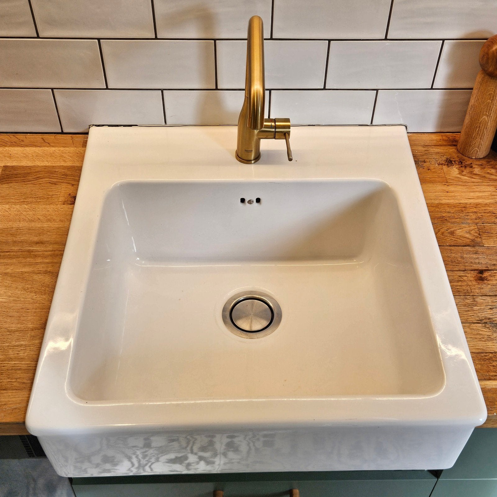 Ikea spoelbak DOMSJO, Huis en Inrichting, Keuken | Keukenelementen, Ophalen, Gebruikt, 50 tot 100 cm, Minder dan 100 cm