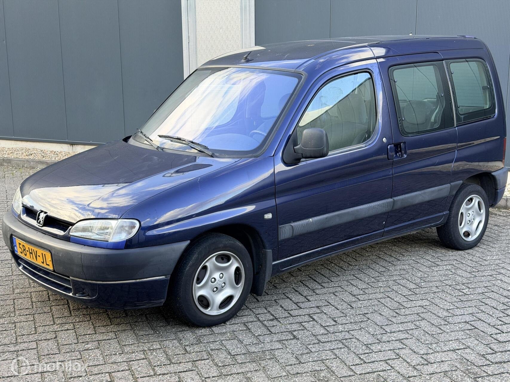 Peugeot Partner combi 1.6-16V Combispace LAGEKM/NAP/APK, Voorwielaandrijving, 1160 kg, Gebruikt, Blauw