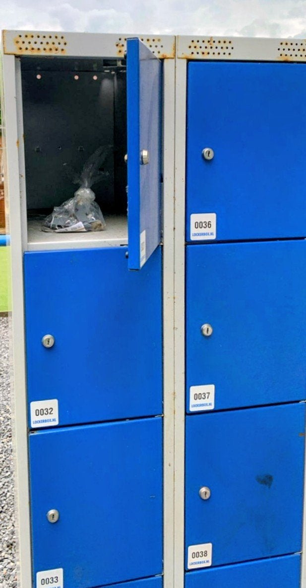 Mooie gebruikte lockers met 10 kluisjes., Ophalen, Gebruikt