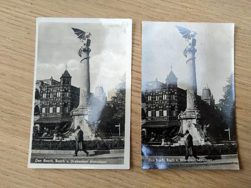 ansicht v drakesteyn monument den bosch - s-Hertogenbosch, Verzenden, 1940 tot 1960, Gelopen, Noord-Brabant