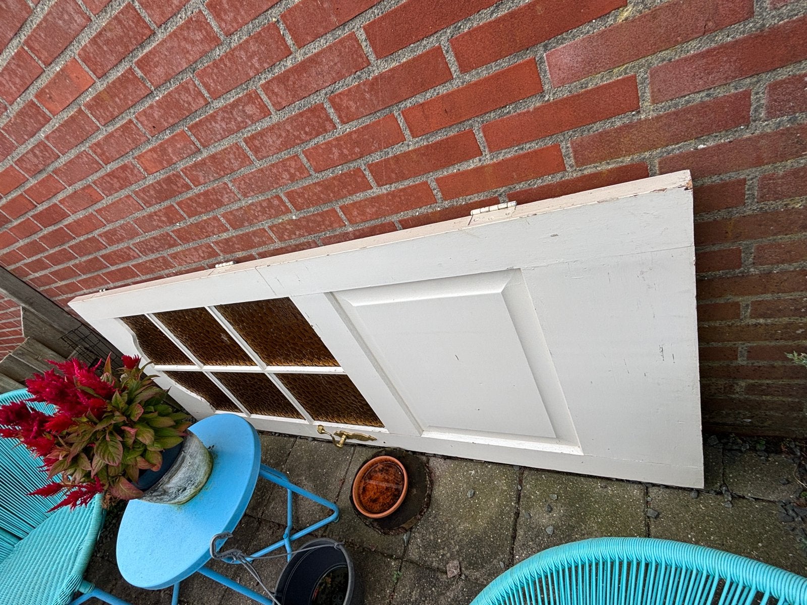 Gratis af te halen binnendeuren (3x), Ophalen, Gebruikt, Binnendeur, Glas