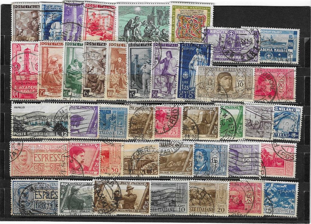 Italie leuk kavel klassiek, Ophalen of Verzenden, Gestempeld