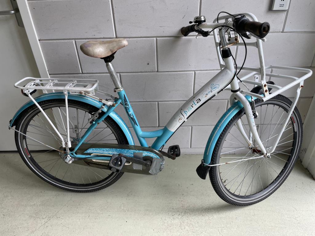 Grote kinderfiets, Fietsen en Brommers, Ophalen, Gebruikt, Minder dan 16 inch