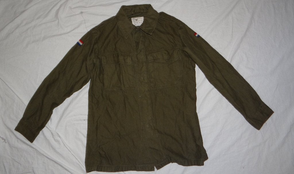 Militair jack van het Nederlandse leger (KL), Ophalen of Verzenden, Landmacht, Nederland, Kleding of Schoenen
