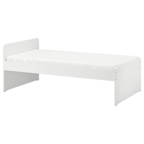 Ikea Släkt eenpersoonsbed (90x200 cm), Huis en Inrichting, Ophalen, Gebruikt, 90 cm, Eenpersoons