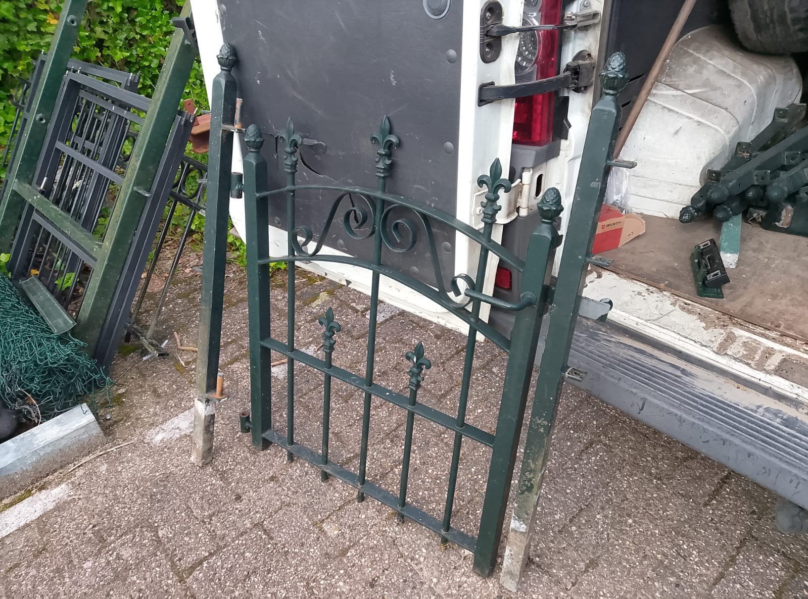 Sier inlooppoortje, Ophalen, IJzer, Sierhekwerk
