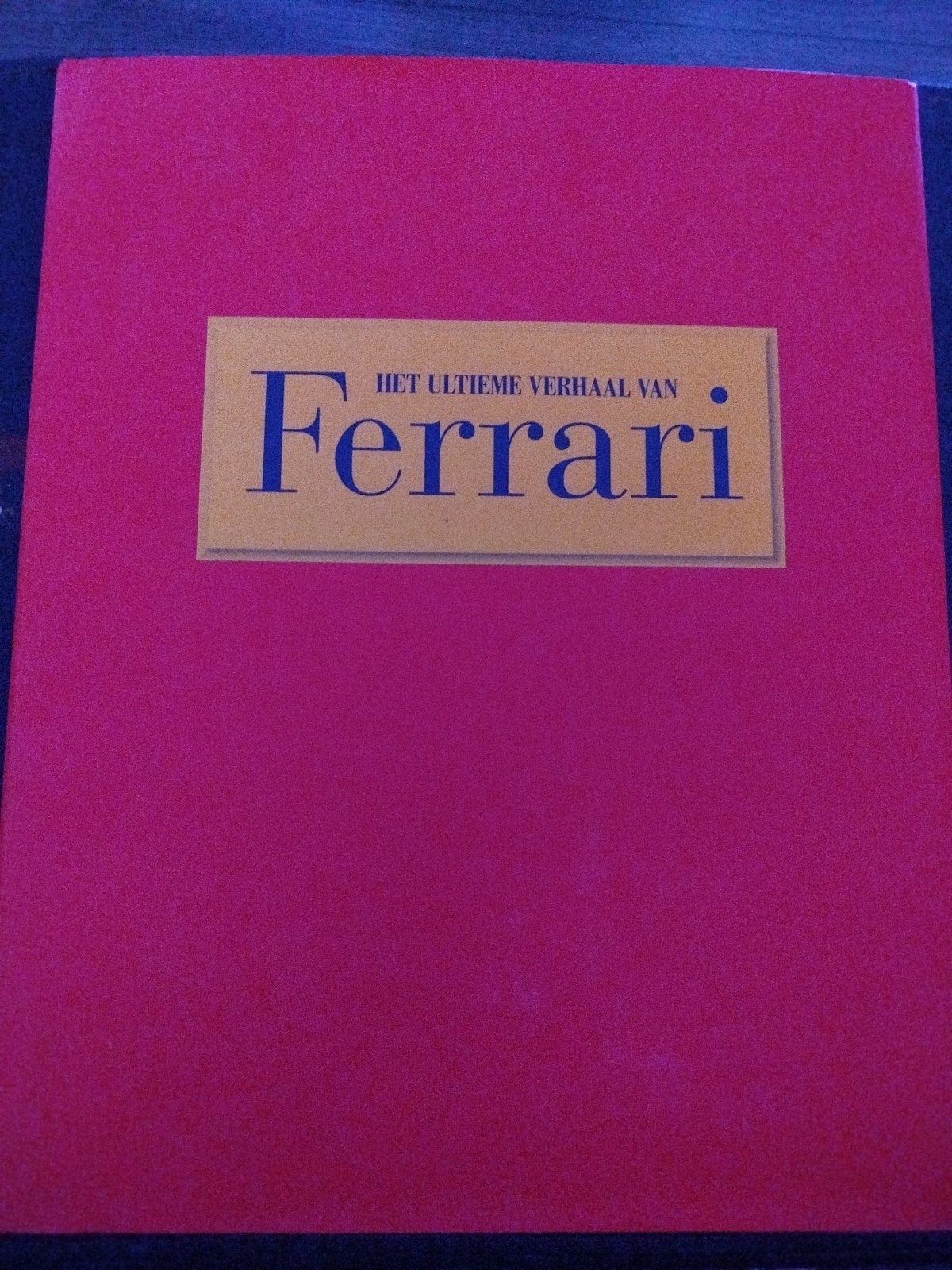 FERRARI HET ULTIEME VERHAAL HARDCOVER, Boeken, Onbekend, Ophalen of Verzenden, Zo goed als nieuw, Ferrari