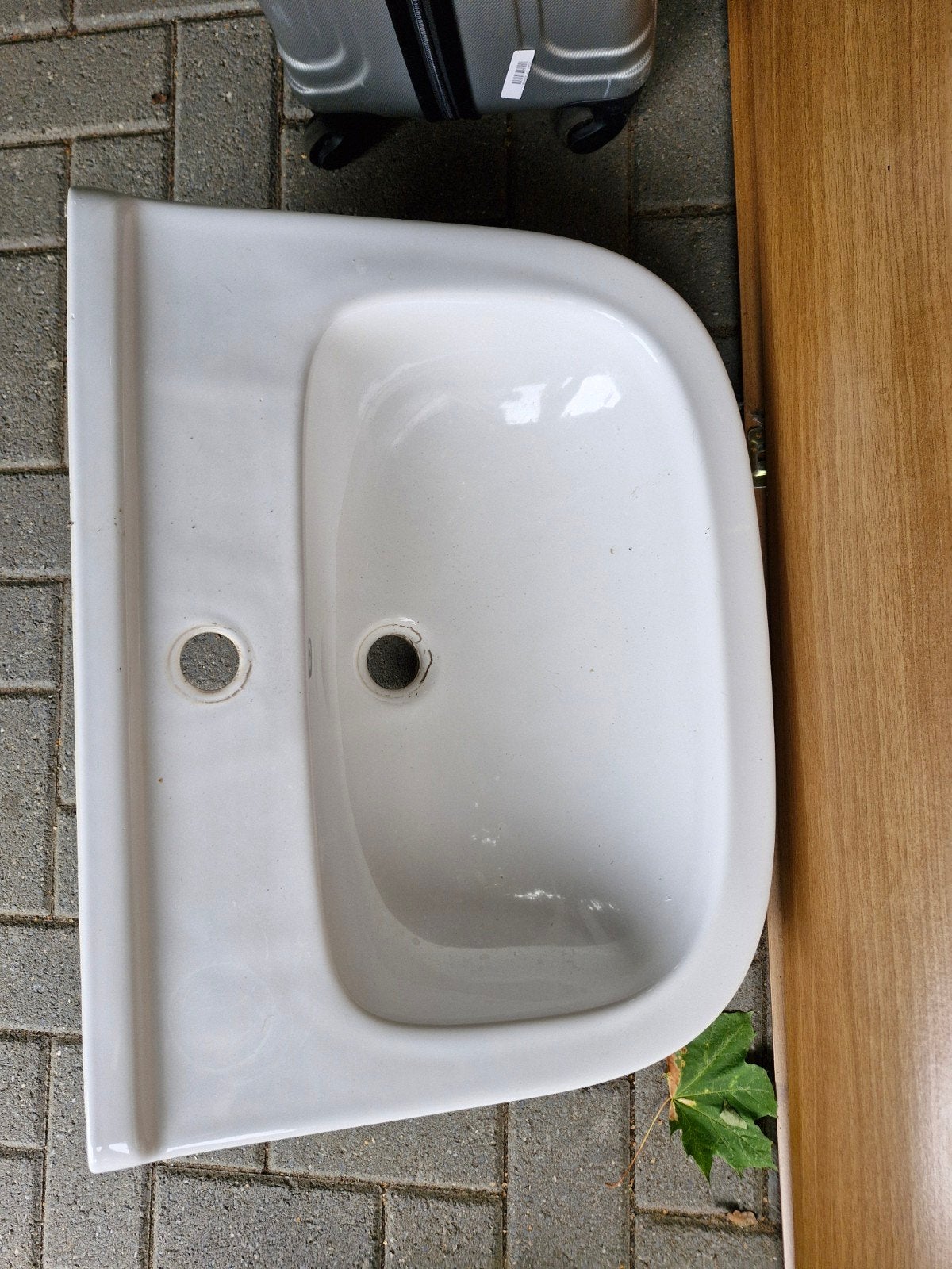 Wastafel wit, ideaal voor kleine badkamer, Ophalen, Gebruikt, Wastafel