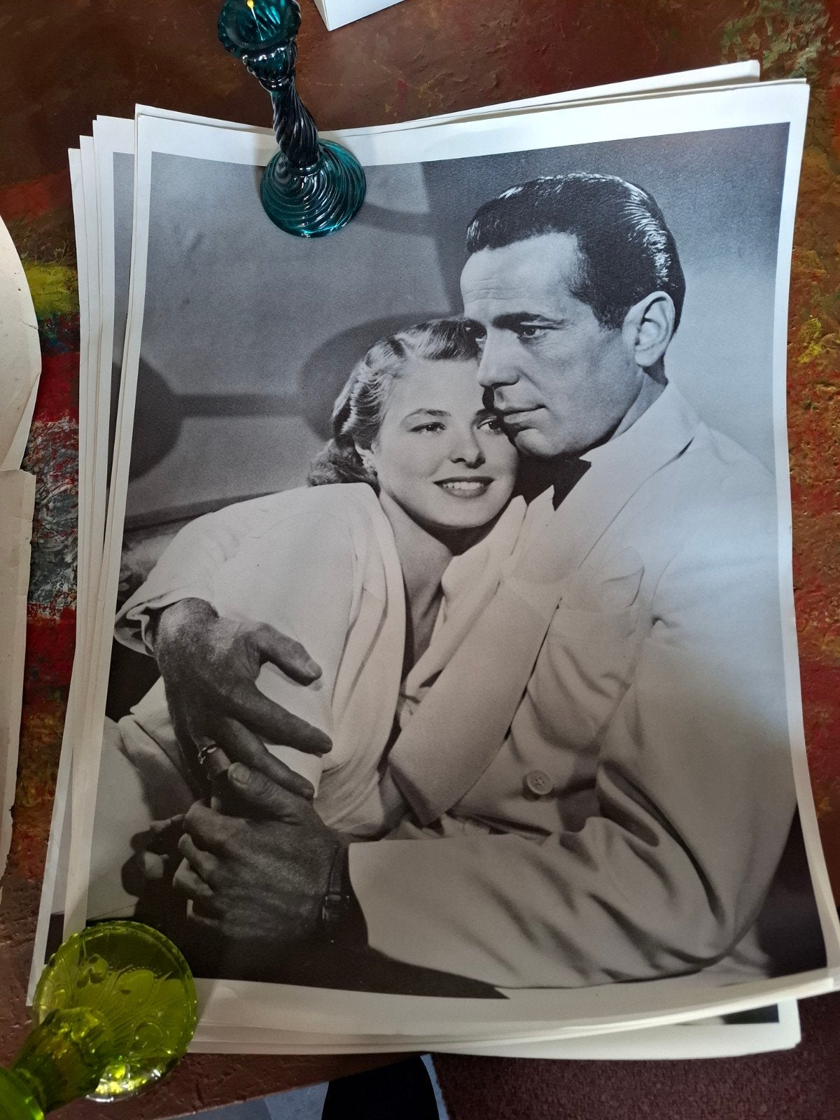 Humphrey Bogart & Ingrid Bergman - Casablanca Foto, Verzamelen, Ophalen of Verzenden
