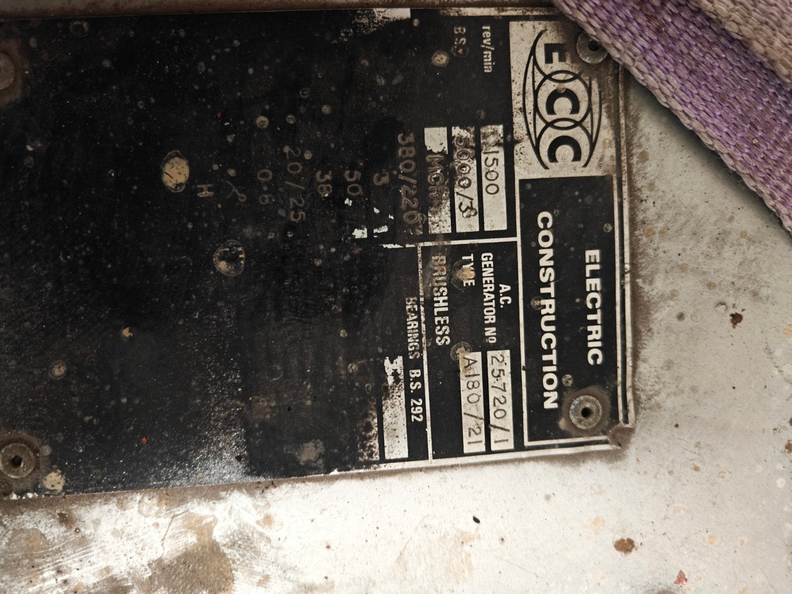 25 kVA 3-fase generator uit brandweerauto, Ophalen of Verzenden