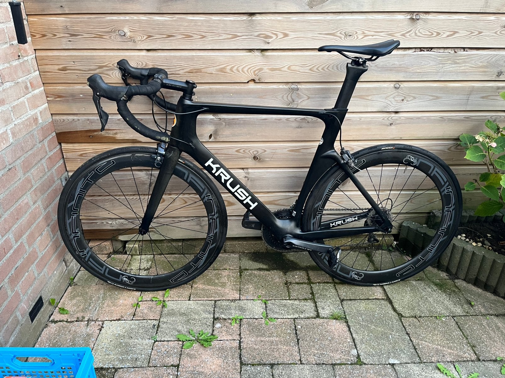 Krush Aero full Carbon racefiets, 58cm, 28 inch, Gebruikt, Carbon, 57 tot 61 cm