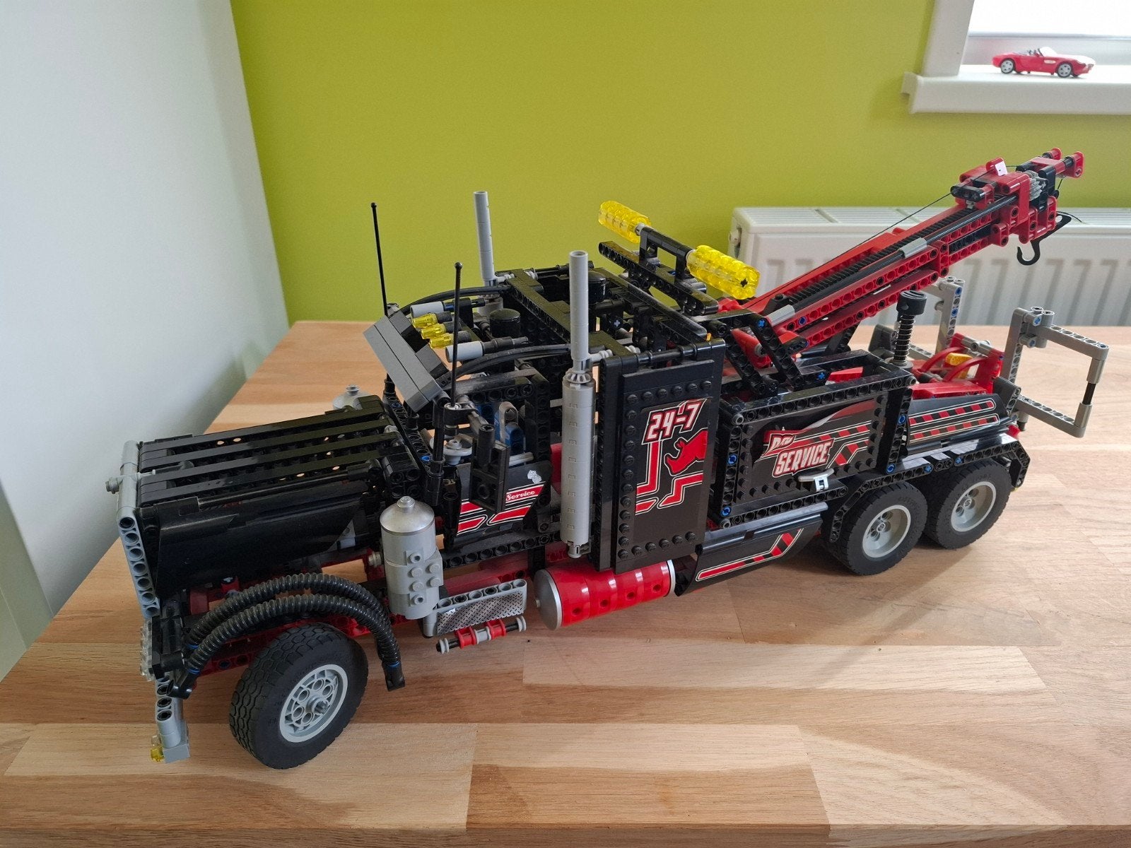 Lego Technic 8285 Sleepwagen - Compleet met boekjes, Ophalen of Verzenden, Zo goed als nieuw