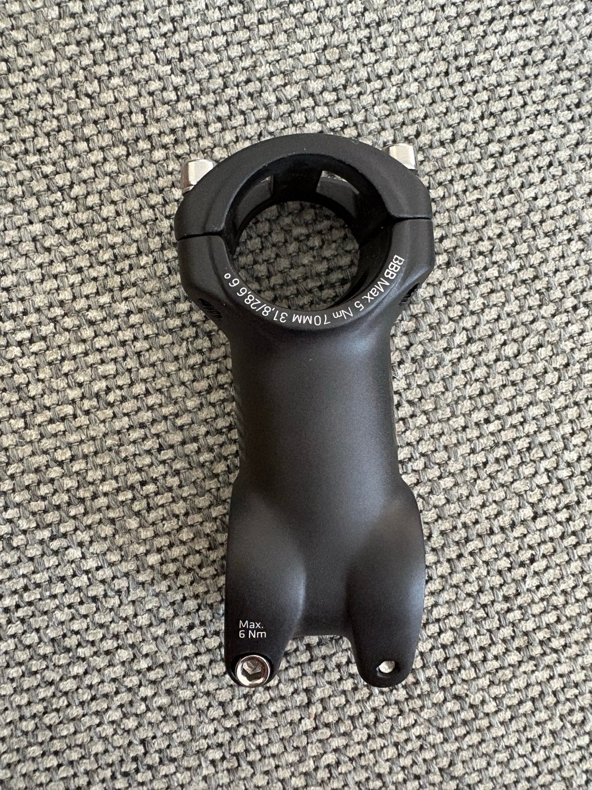 BBB Stuurpen fiets 70 mm - 31.8/28.6 6, Gebruikt, Stuur, Ophalen of Verzenden, Aluminium